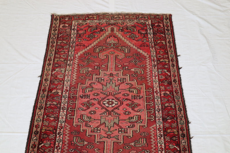 Persian Rug, 3x6 Area Rug, Hand Knotted Wool Rug