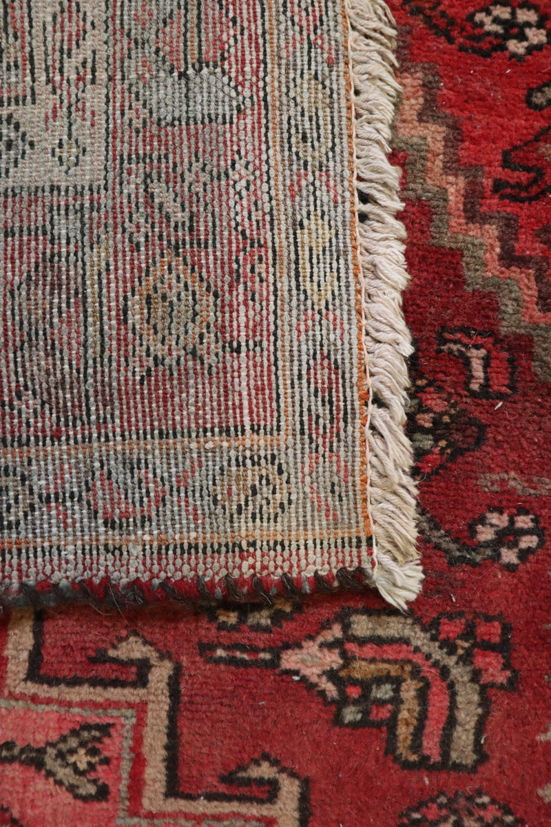 Persian Rug, 3x6 Area Rug, Hand Knotted Wool Rug