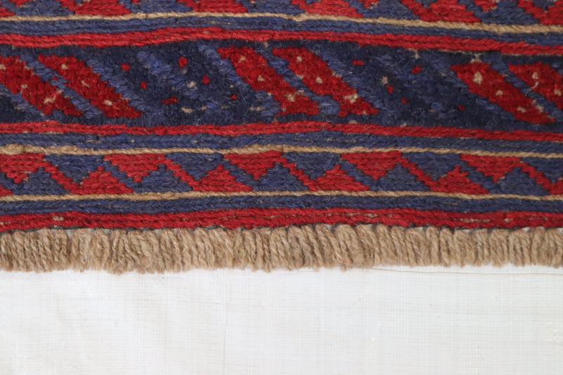 Afghan Tribal Rug, Hand Knotted Oushak Rug, 5x6 Rug