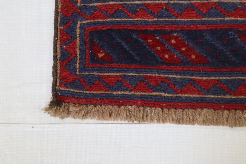 Afghan Tribal Rug, Hand Knotted Oushak Rug, 5x6 Rug