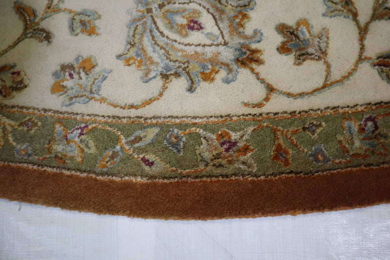 Persian Design Rug, Silk Flower Rug, Authentic Rug