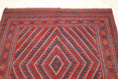 Tribal Oushak Rug, Afghan Hand Knotted Rug, Area Rug