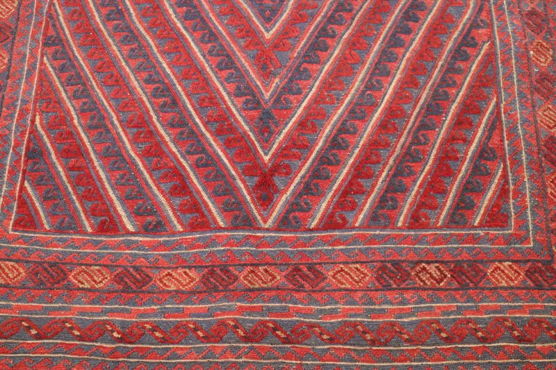 Tribal Oushak Rug, Afghan Hand Knotted Rug, Area Rug