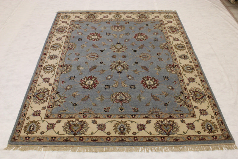 Hand Knotted Rug, Oriental Rug, Indian Rug, Rugs For Living Room, Rug 8x10 