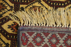 Tribal Rug, Vegetable Dye Rug, 3x4 Area Rug, Wool Rug