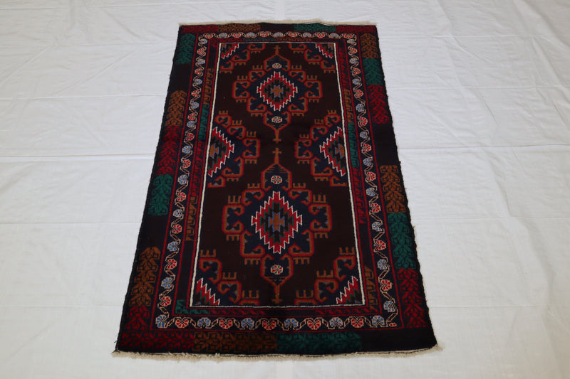 Afghan Baluch Rug, Fine Quality Rug, Hand Knotted Rug