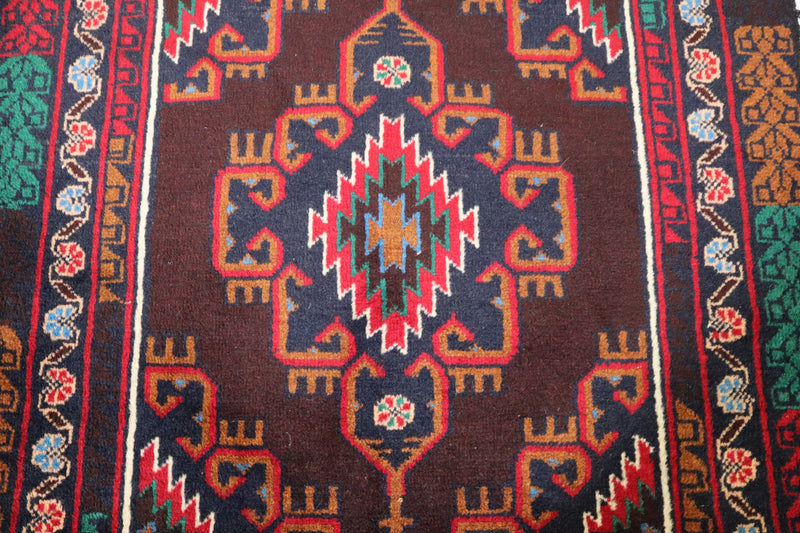 Afghan Baluch Rug, Fine Quality Rug, Hand Knotted Rug