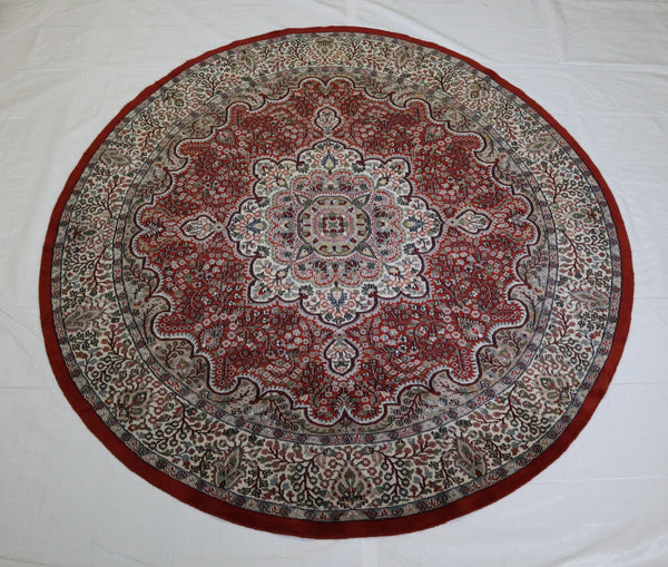 Colorful Rug, Persian Round Rug, Bright Colored Rug