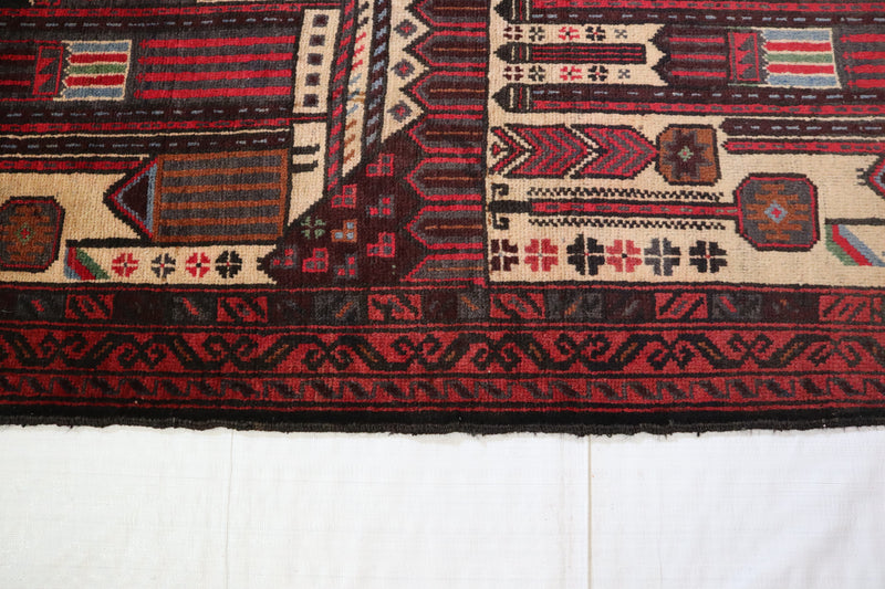 Oushak Rug, Afghan Tribal Rug, Area Rug, Natural Dye Rug