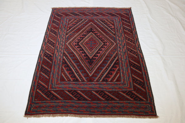 Afghani Rug, Oushak Design Rug, Vegetable Dye Wool Rug