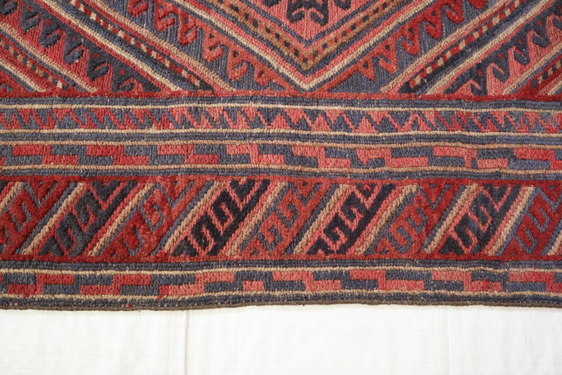 Afghani Rug, Oushak Design Rug, Vegetable Dye Wool Rug