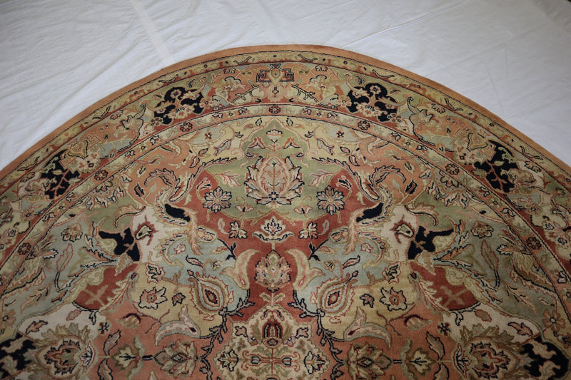 Oushak Rug, Persian Round Rug