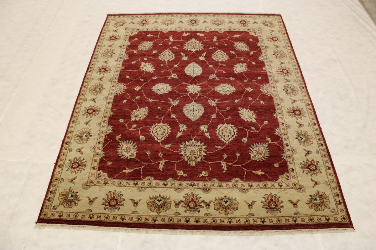 Red Oriental Rugs, Oushak Rug, Wool Rug, What Size Rug For Dining Room 