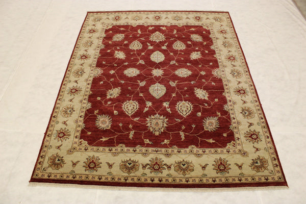 Red Oriental Rugs, Oushak Rug, Wool Rug, What Size Rug For Dining Room 