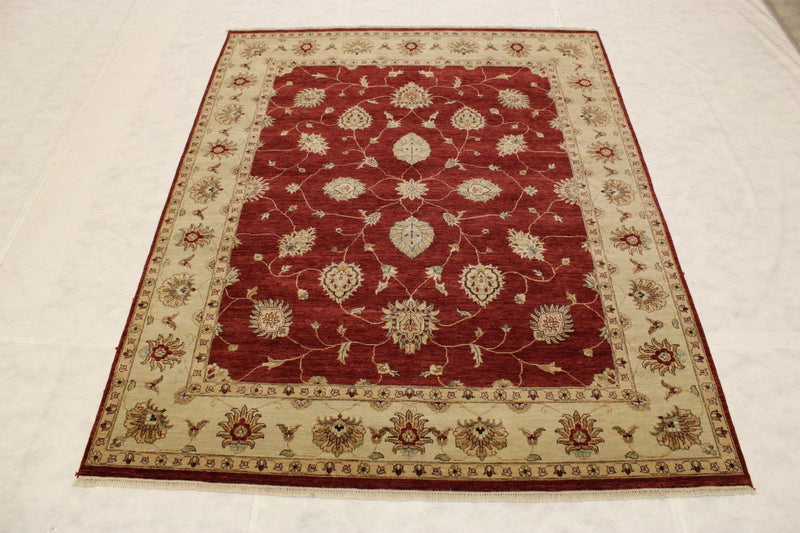 Red Oriental Rugs, Oushak Rug, Wool Rug, What Size Rug For Dining Room 