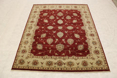 Red Oriental Rugs, Oushak Rug, Wool Rug, What Size Rug For Dining Room 