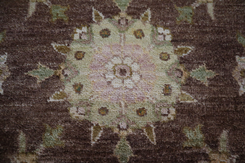 Chobi Rug, Pakistani Round Rug, Wool Oriental Rug