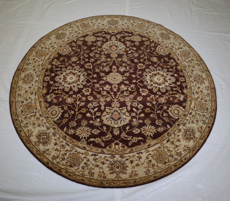 Oushak Rug, Round Rug, Colorful Rug, Authentic Rug