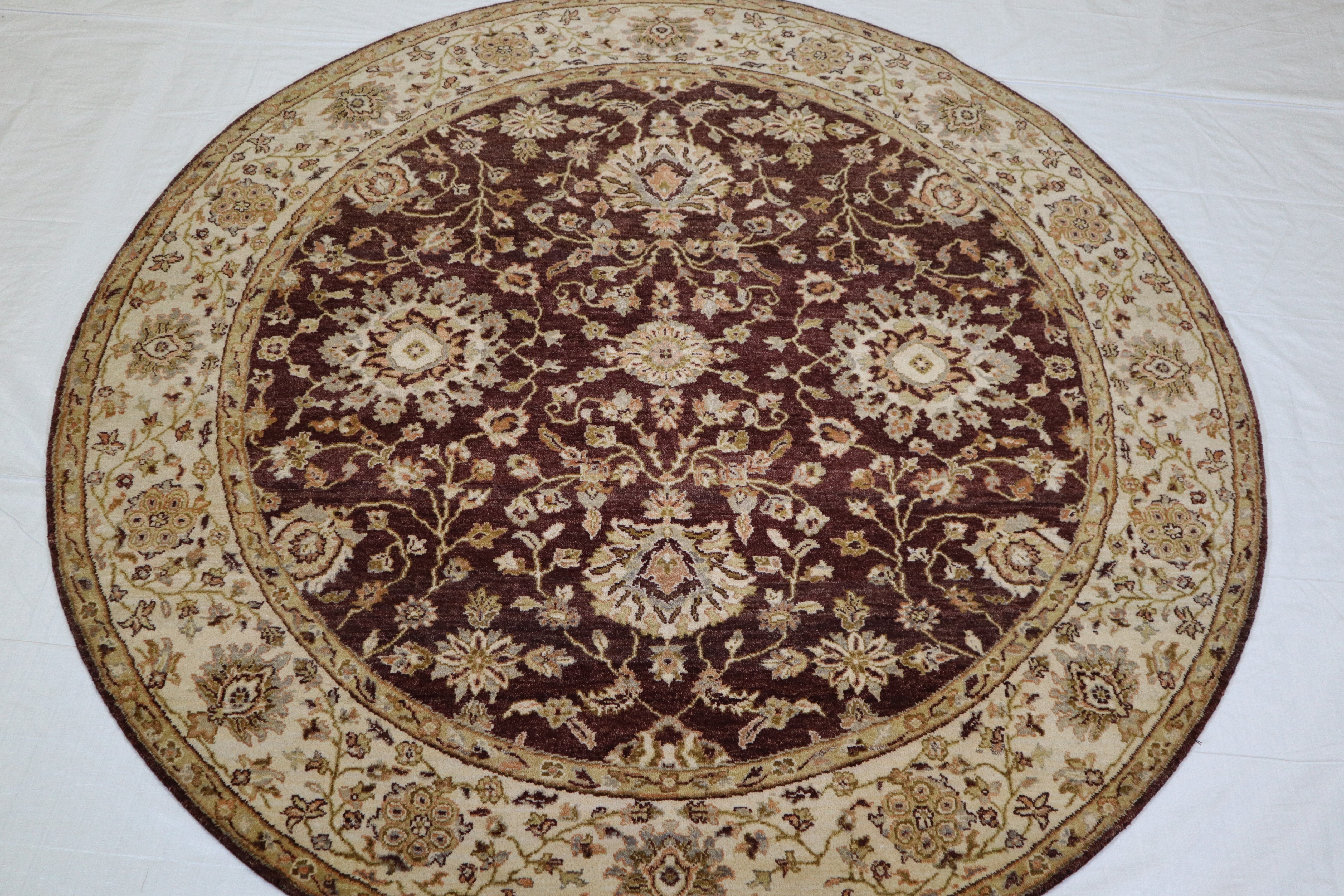 Oushak Rug, Round Rug, Colorful Rug, Authentic Rug