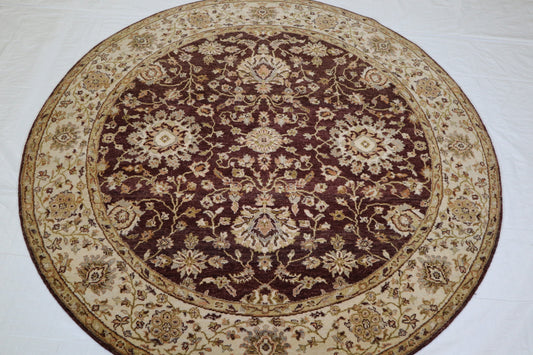 Oushak Rug, Round Rug, Colorful Rug, Authentic Rug