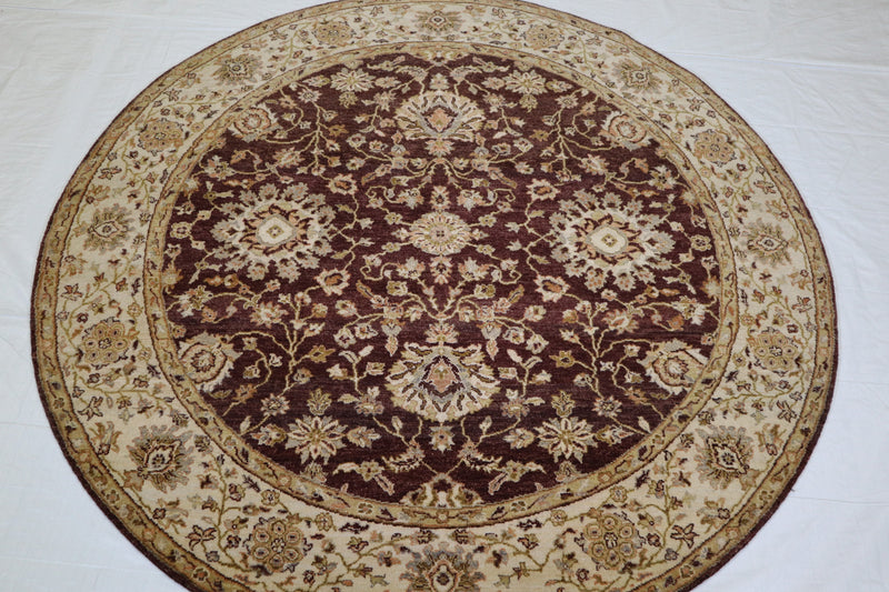 Oushak Rug, Round Rug, Colorful Rug, Authentic Rug