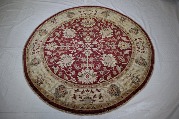 Round Rug, Oushak Rug, Hand Knotted Pakistani Rugs