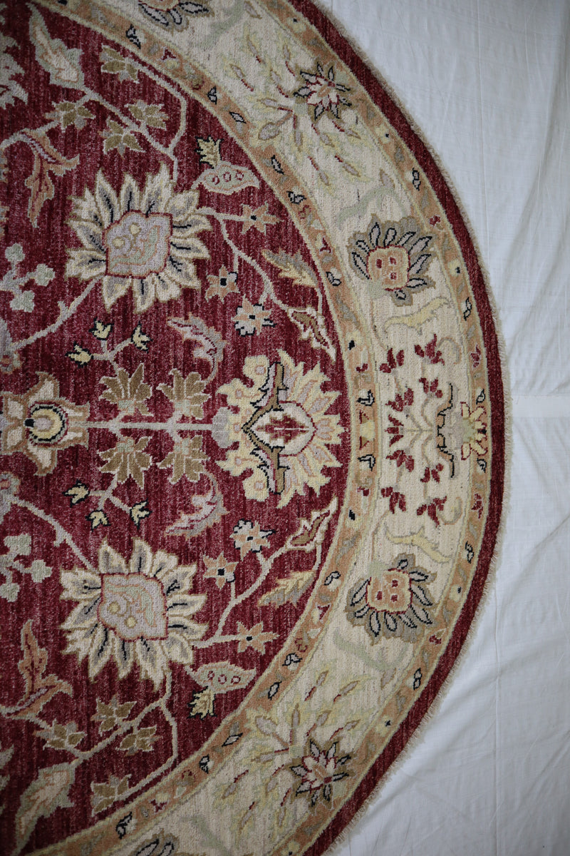 Round Rug, Oushak Rug, Hand Knotted Pakistani Rugs