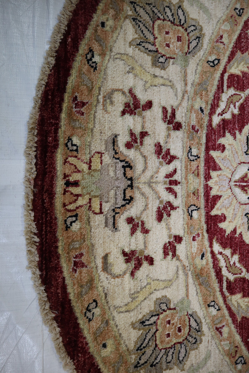 Round Rug, Oushak Rug, Hand Knotted Pakistani Rugs