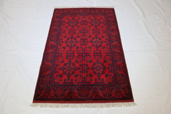 Khal Mohammadi Rug, Turkman Rug, Mashadi Rug, 3x5 Rug