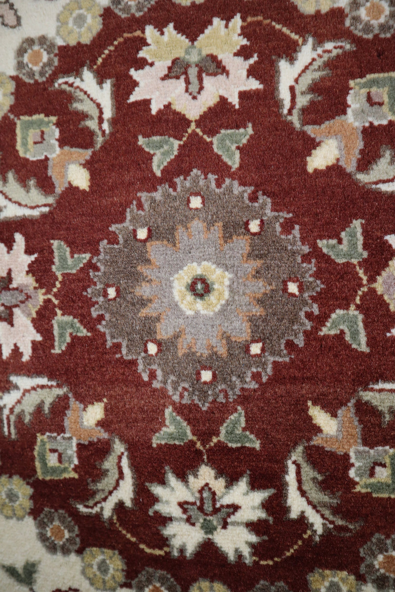 Pak Persian Rug, Hand Knotted Round Rug, Pakistani Rugs