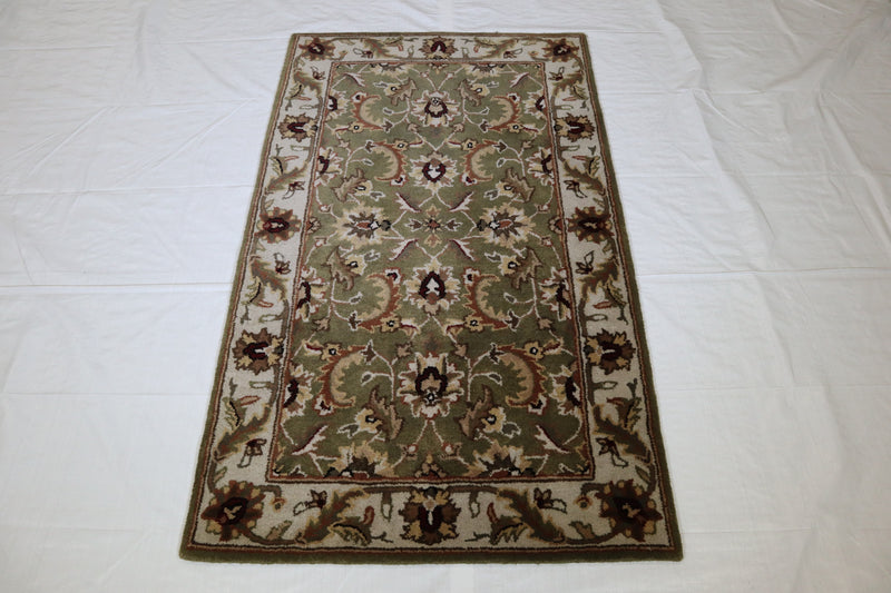 Tufted Rug, Oriental Rug, 3x5 Area Rug, Indian Rug