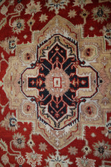 Serapi Rug, Persian Design Rug, Round Rug, Hand Knotted Indian Rugs