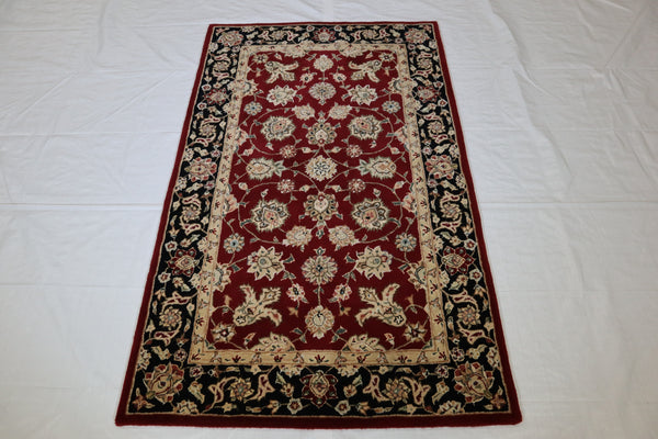 Floral Style Rug, Hand Knotted Area Rug, Geometric Rug