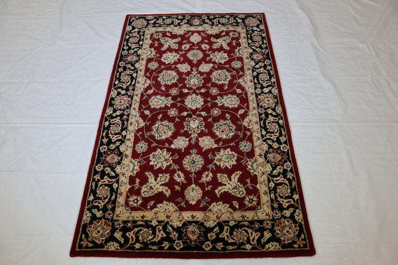 Floral Style Rug, Hand Knotted Area Rug, Geometric Rug