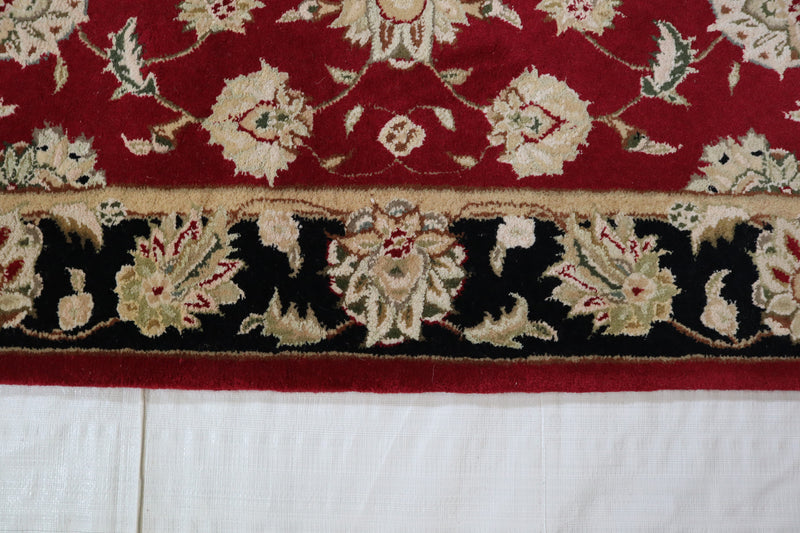 Floral Rug, Red Oriental Rug, Indian Rug