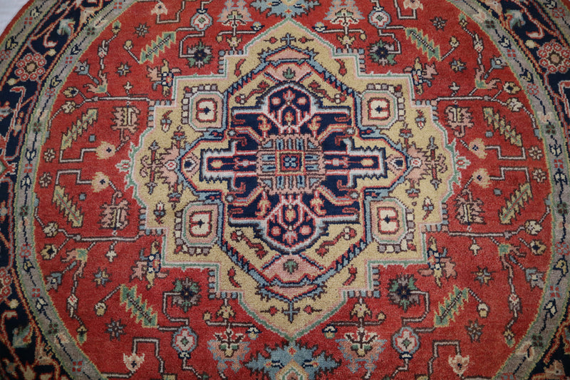 Serapi Rug, Persian Rug, Round Rug, Caucasian Rugs