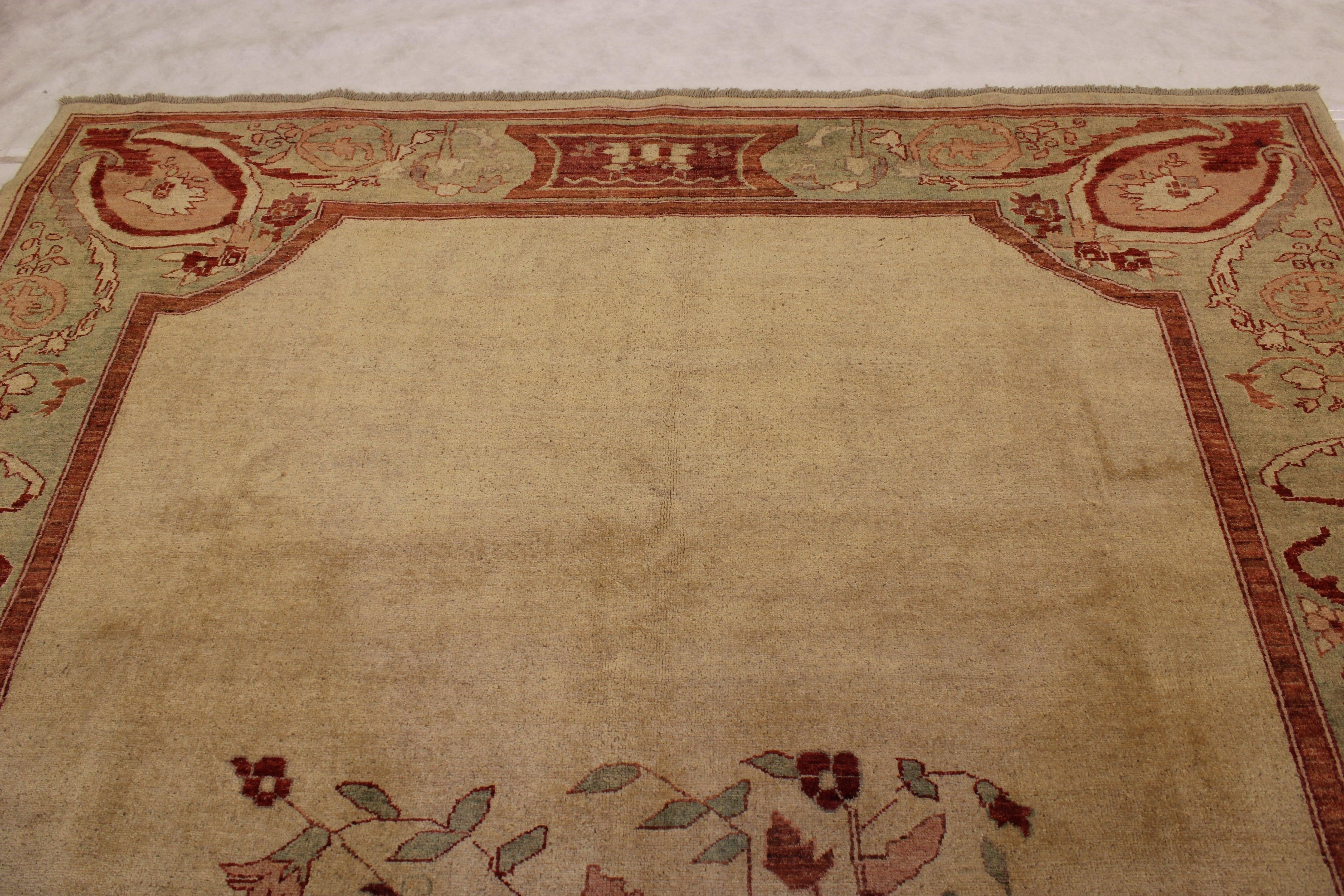 Peshawar Rug, Hand Knotted Wool Rugs, Area Rugs 8x11, Rugs For living Room 