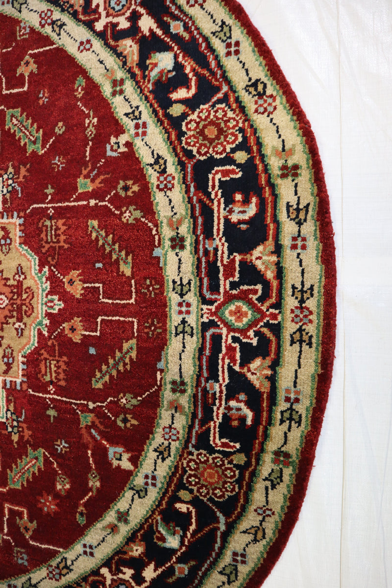 Round Rug, Serapi Rug, Types Of Persian Rugs, Colorful Rug