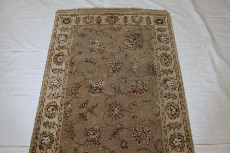 Silk Flower Rug, Persian Rug, Vegetable Dye