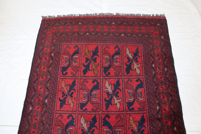 Tribal Rug, Afghanistan Rug, Red Hand Knotted Rug