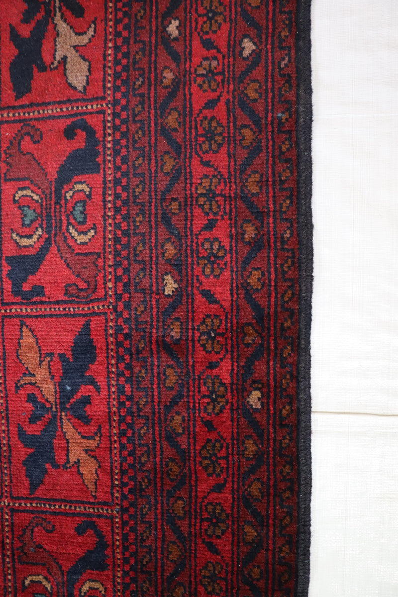 Tribal Rug, Afghanistan Rug, Red Hand Knotted Rug