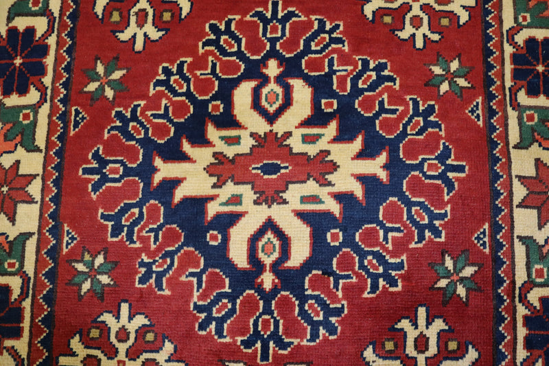 Afghan Kargahi Rug, Turkman Rug, Area Rug, Wool Rug