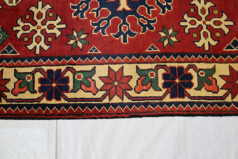 Afghan Kargahi Rug, Turkman Rug, Area Rug, Wool Rug