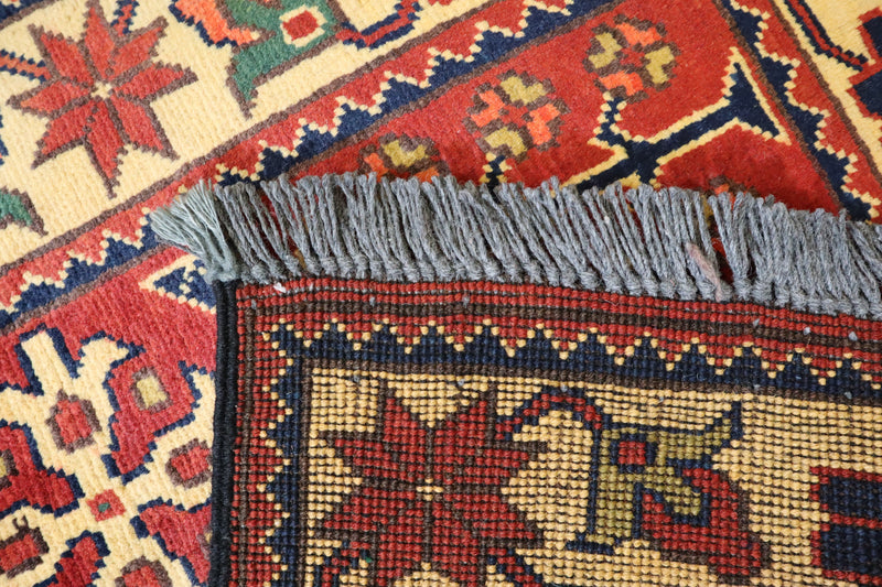 Afghan Kargahi Rug, Turkman Rug, Area Rug, Wool Rug