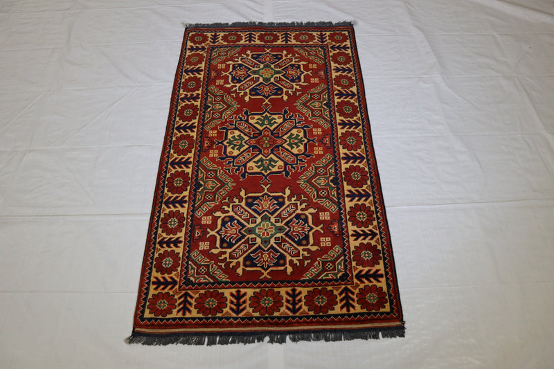 Traditional Rug, Turkman Rug, Afghan Kargahi Rug