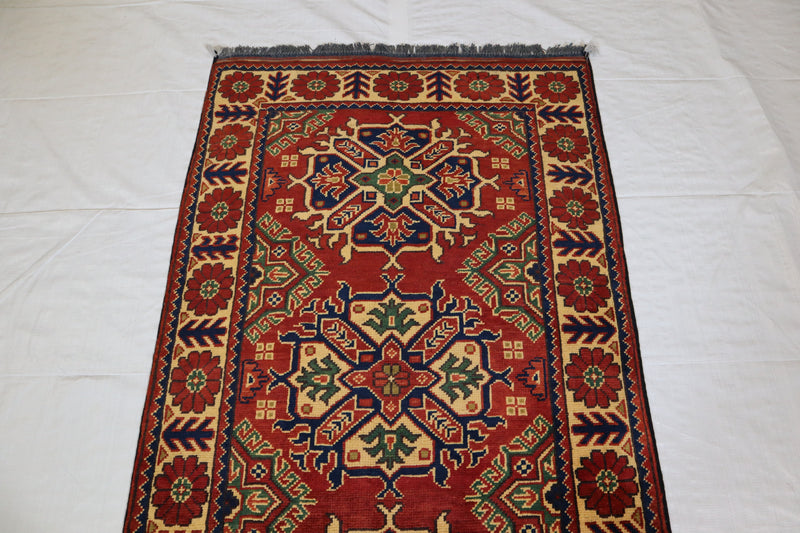 Traditional Rug, Turkman Rug, Afghan Kargahi Rug