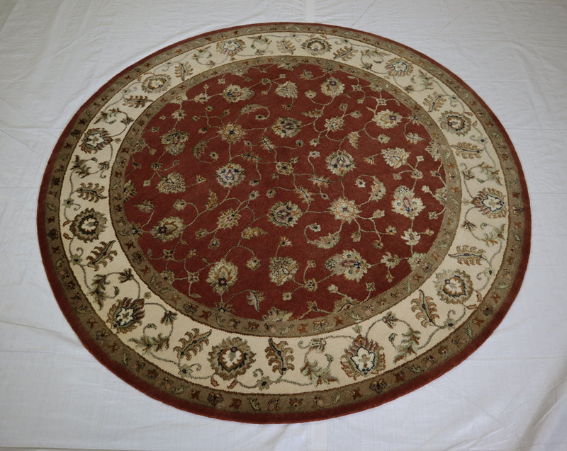 Round Rug, Colorful Rug, Silk Flower Rug, Types Of Persian Rugs