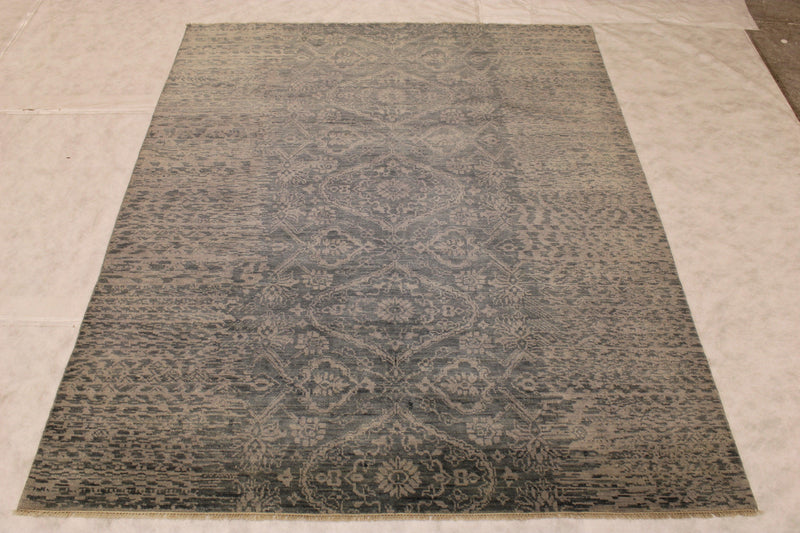 Ocean Breeze Rug, Kashmir Rug, Hand Knotted Rug, Area Rug Sizes 