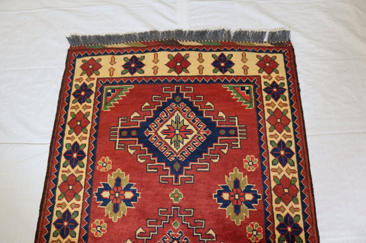Bright Rug, Oriental Rug, Afghan Kargahi Rug