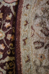 Hand Knotted Round Rug, Wool Oriental Rug, Oushak Rug, Bedroom Rug